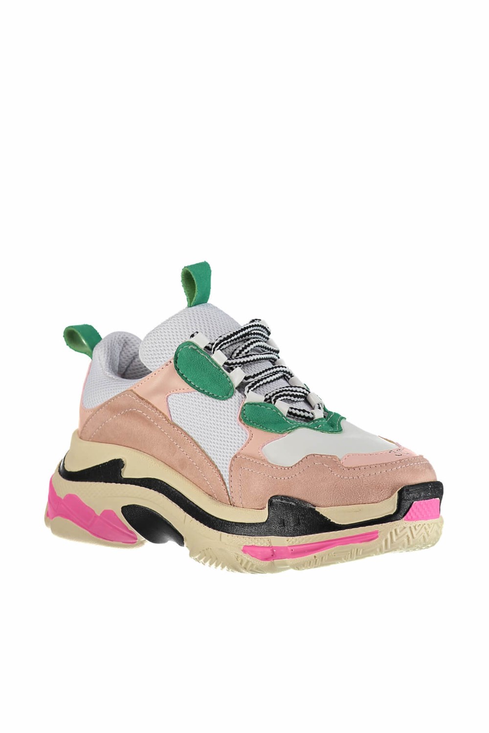 Fox Shoes Pudra/Beyaz Kadın Sneakers D592410102