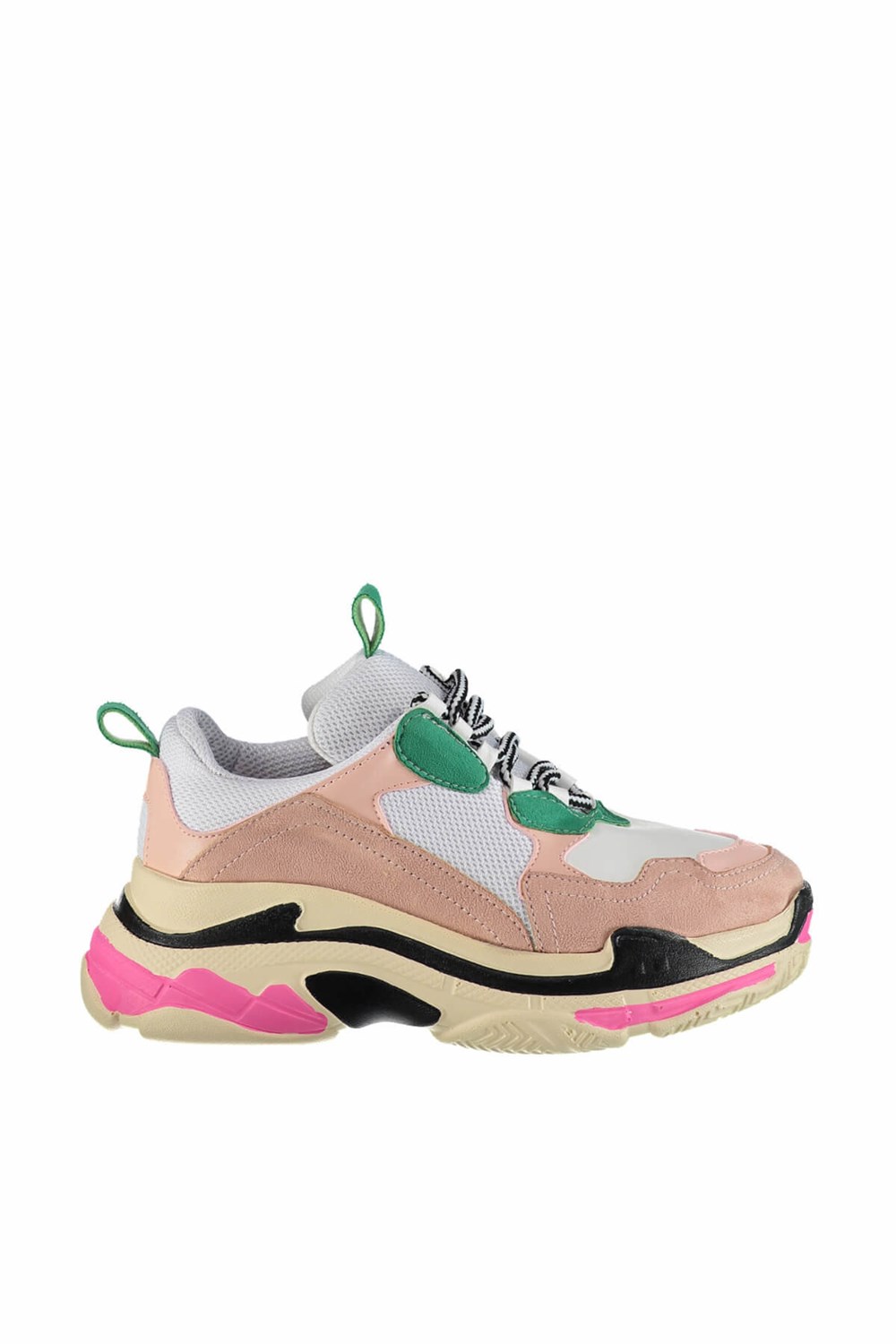 Fox Shoes Pudra/Beyaz Kadın Sneakers D592410102