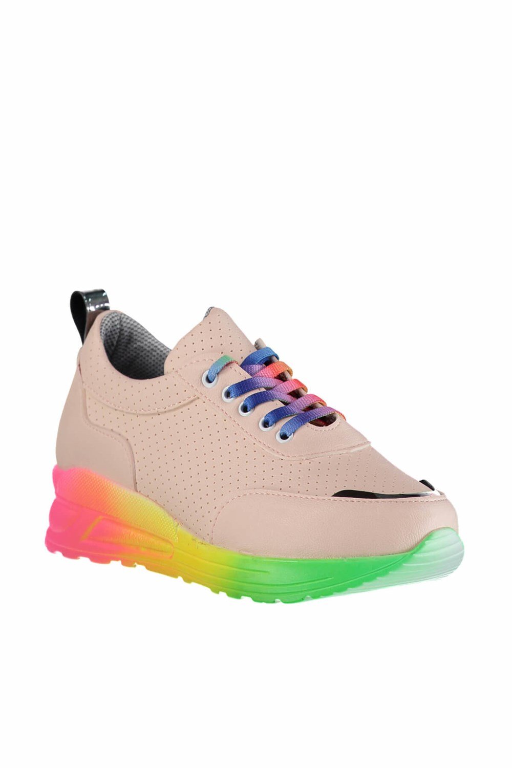 Fox Shoes Pudra/Multi Kadın Sneakers D367011709
