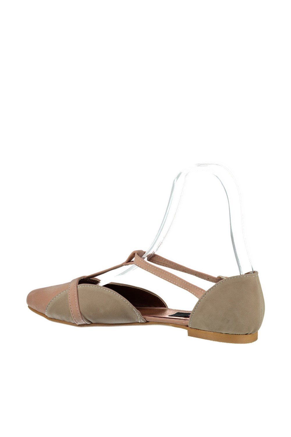 Fox Shoes Pudra/Ten Kadın Babet B726881802