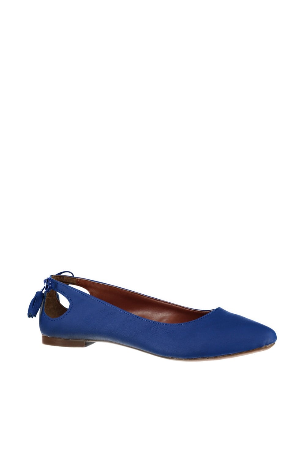 Fox Shoes Saks Mavi Kadın Babet B290080109