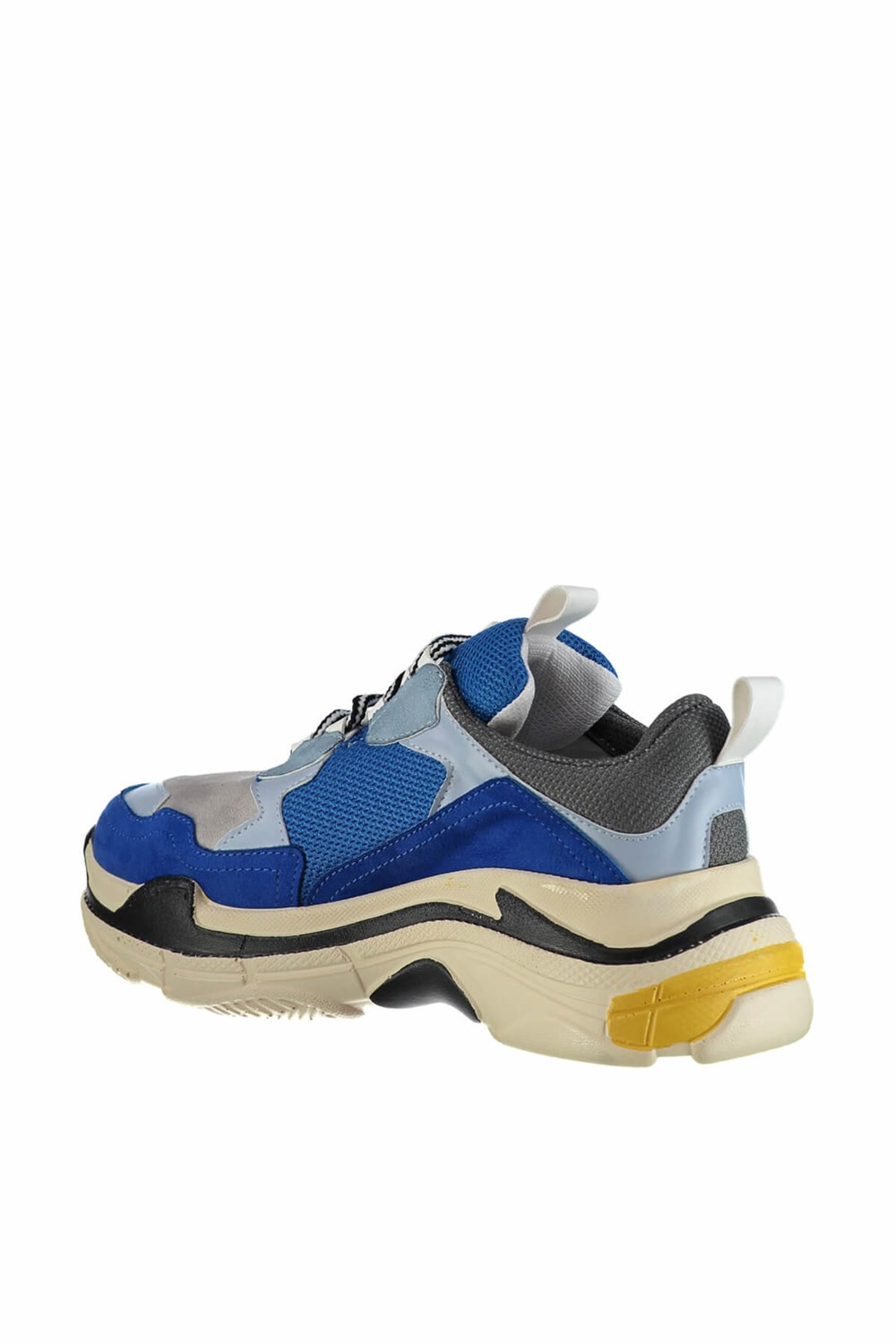 Fox Shoes Saks/Mavi/Gri Kadın Sneakers D592410102