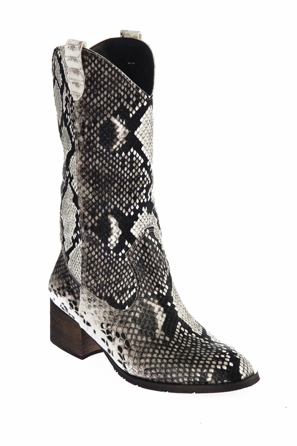 Fox Shoes Siyah-Beyaz Kadın Bot E267730007