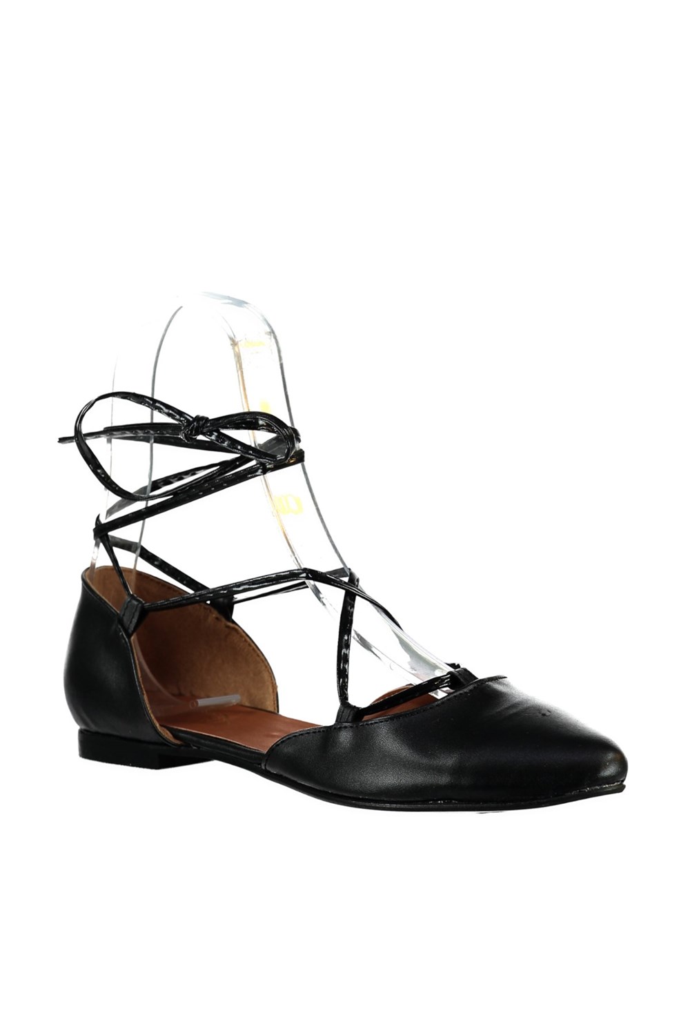 Fox Shoes Siyah Kadın Babet B726047209