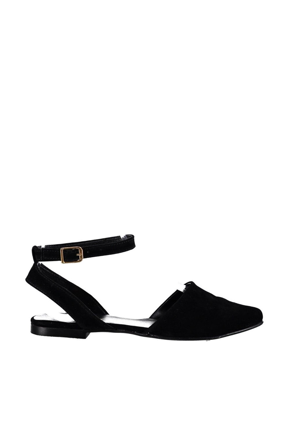 Fox Shoes Siyah Kadın Babet D726226202