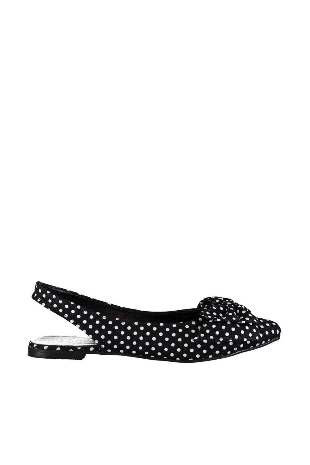 Fox Shoes Siyah Kadın Babet D726774405