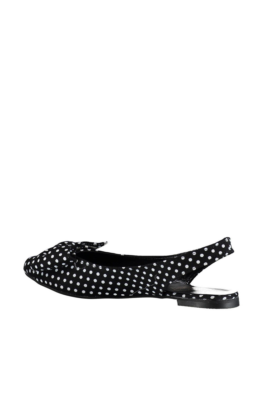 Fox Shoes Siyah Kadın Babet D726774405