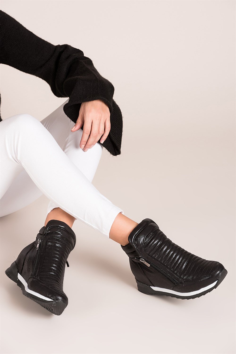 Fox Shoes Siyah Kadın Bot C824843214