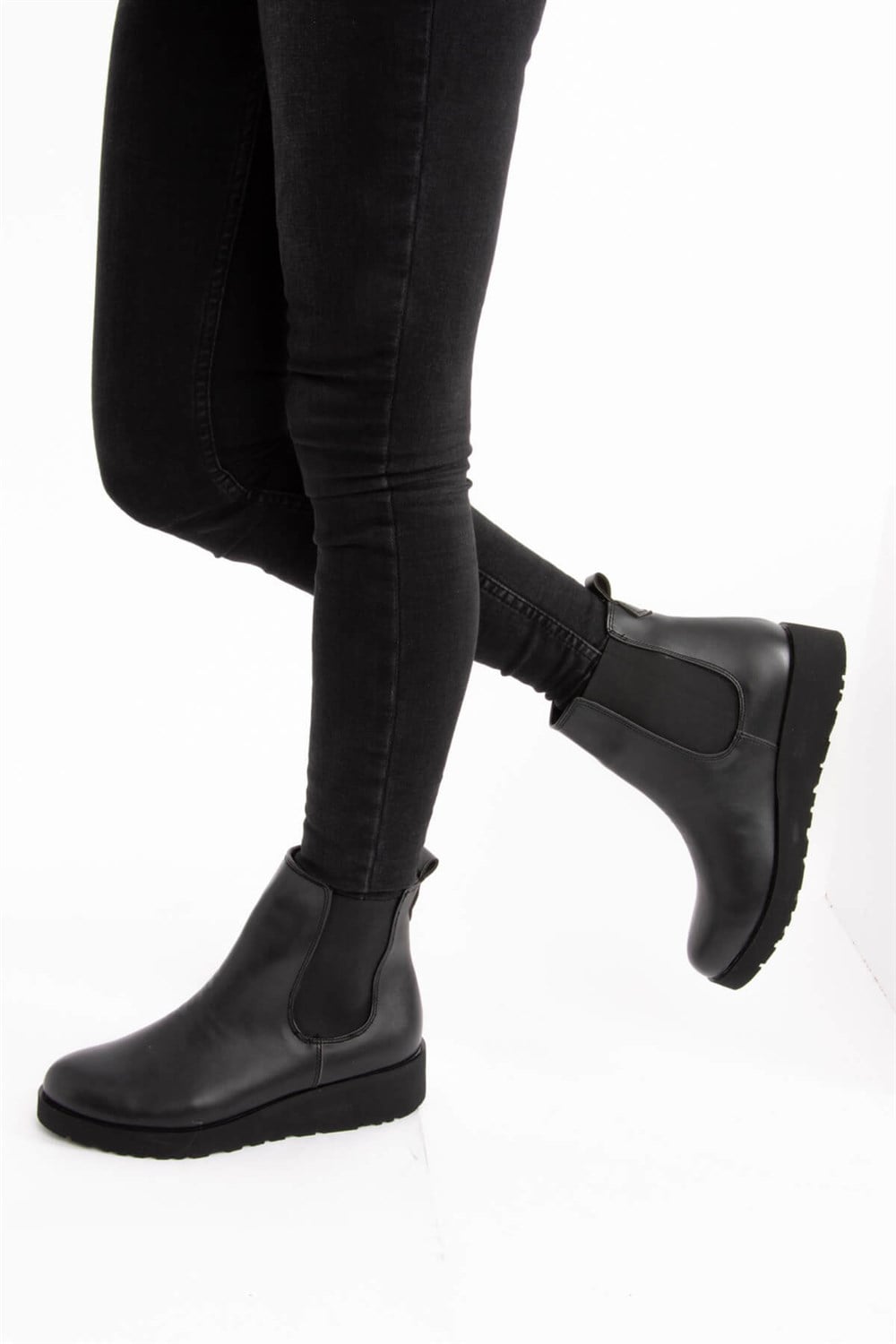 Fox Shoes Siyah Kadın Bot E267725009