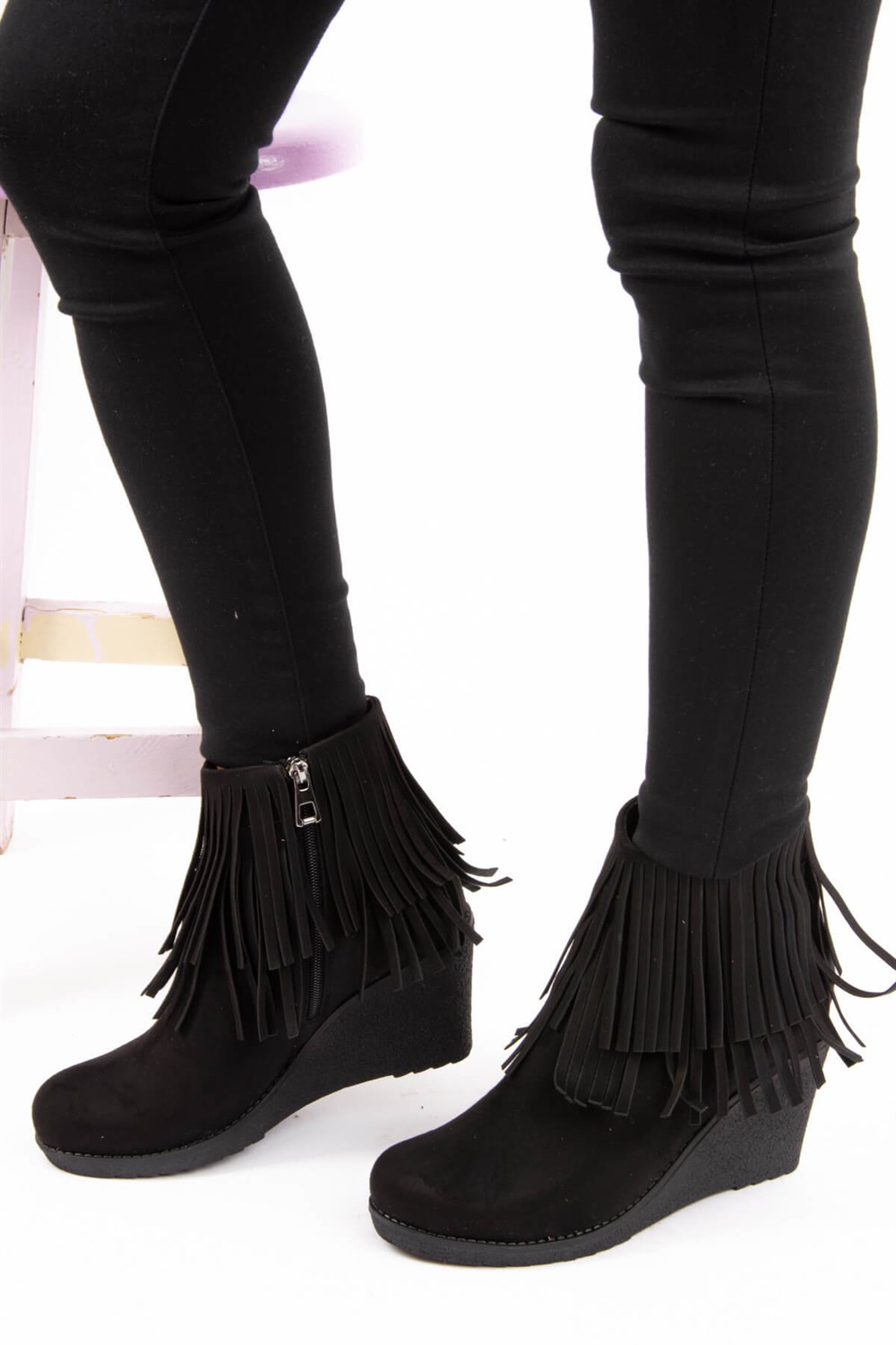 Fox Shoes Siyah Kadın Bot E674320202