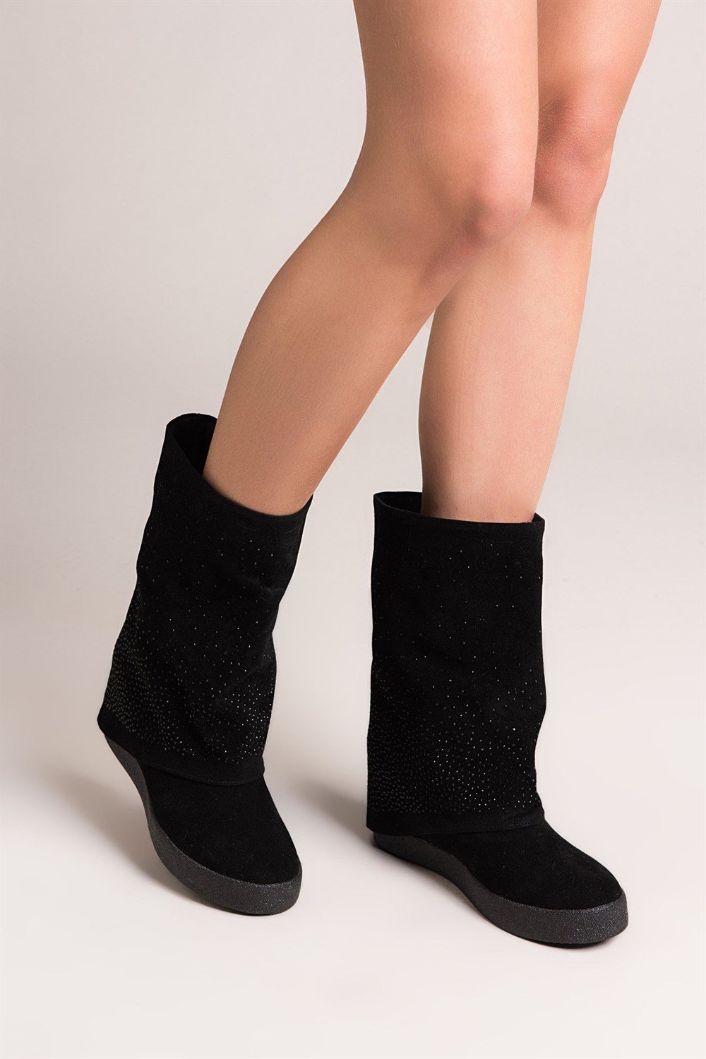 Fox Shoes Siyah Kadın Çizme C437443302