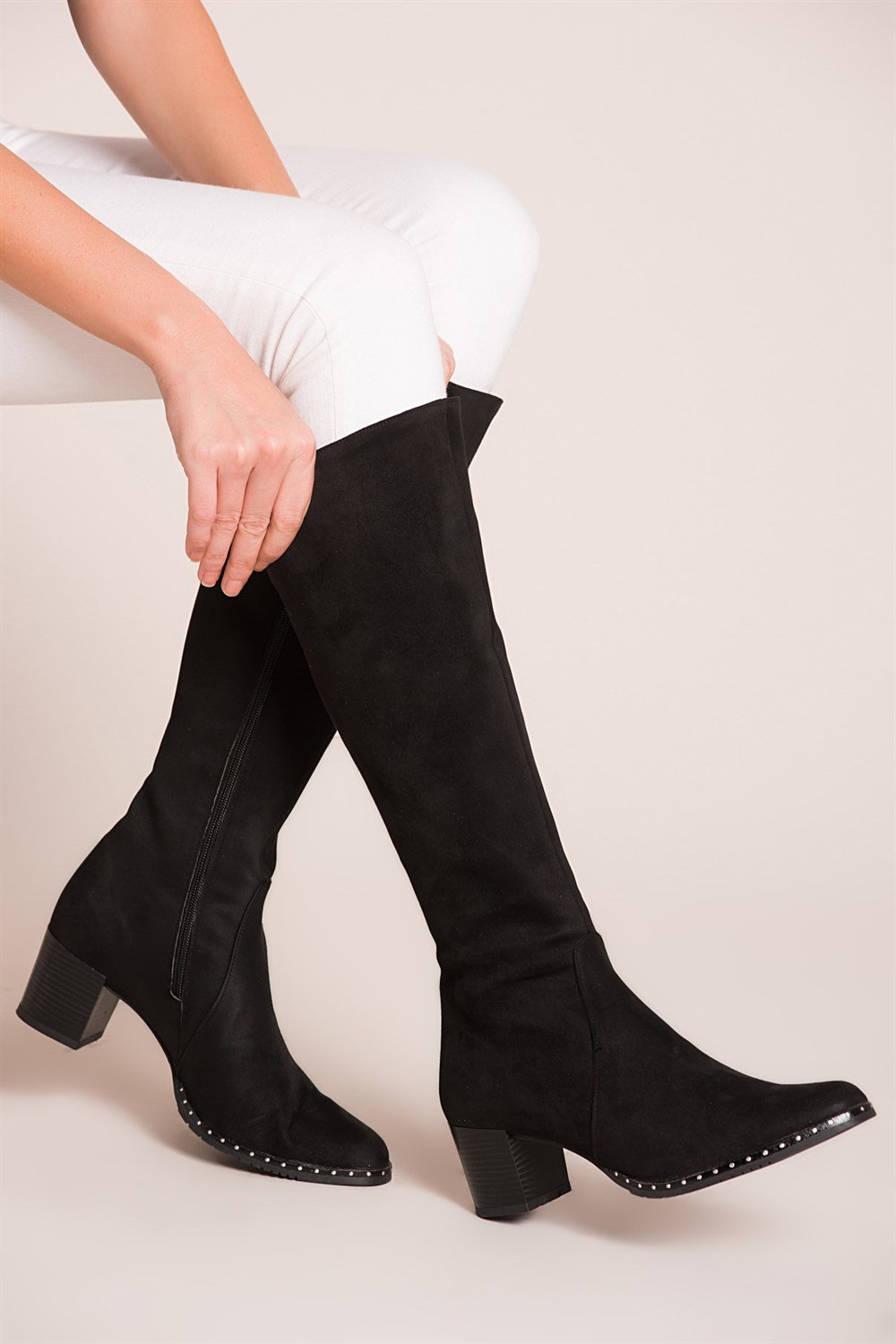 Fox Shoes Siyah Kadın Çizme C654652702