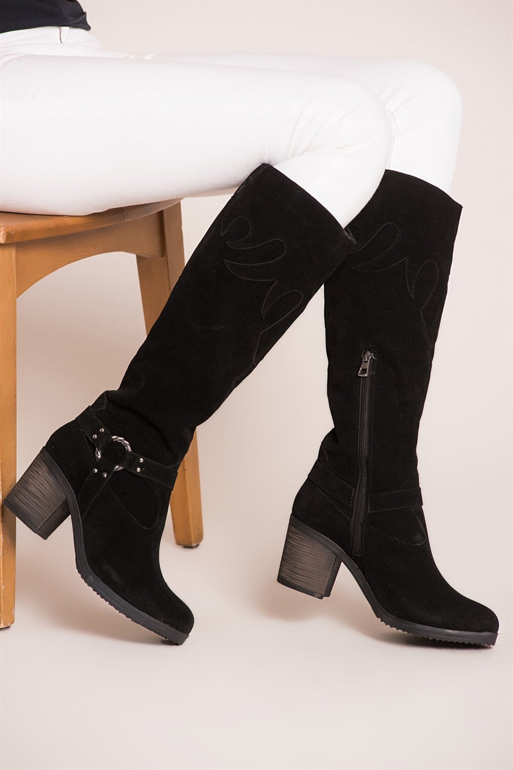 Fox Shoes Siyah Kadın Çizme C674290102