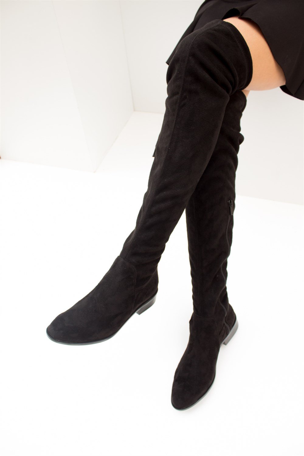 Fox Shoes Siyah Kadın Çizme C860600102