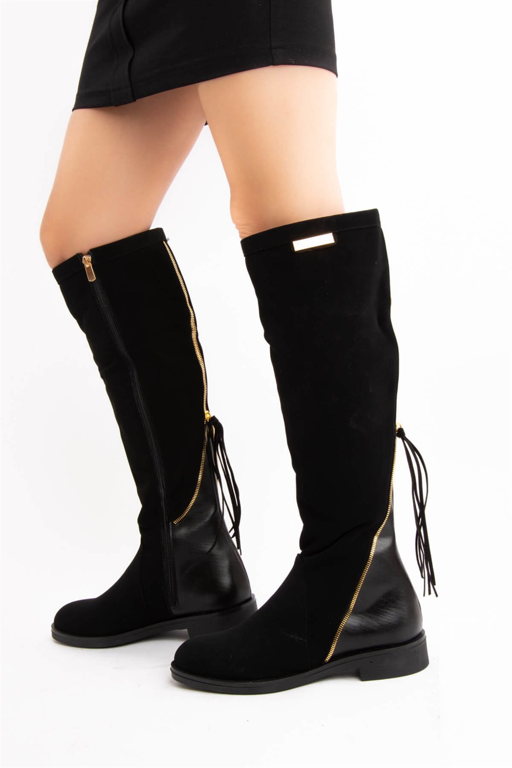 Fox Shoes Siyah Kadın Çizme E490022301