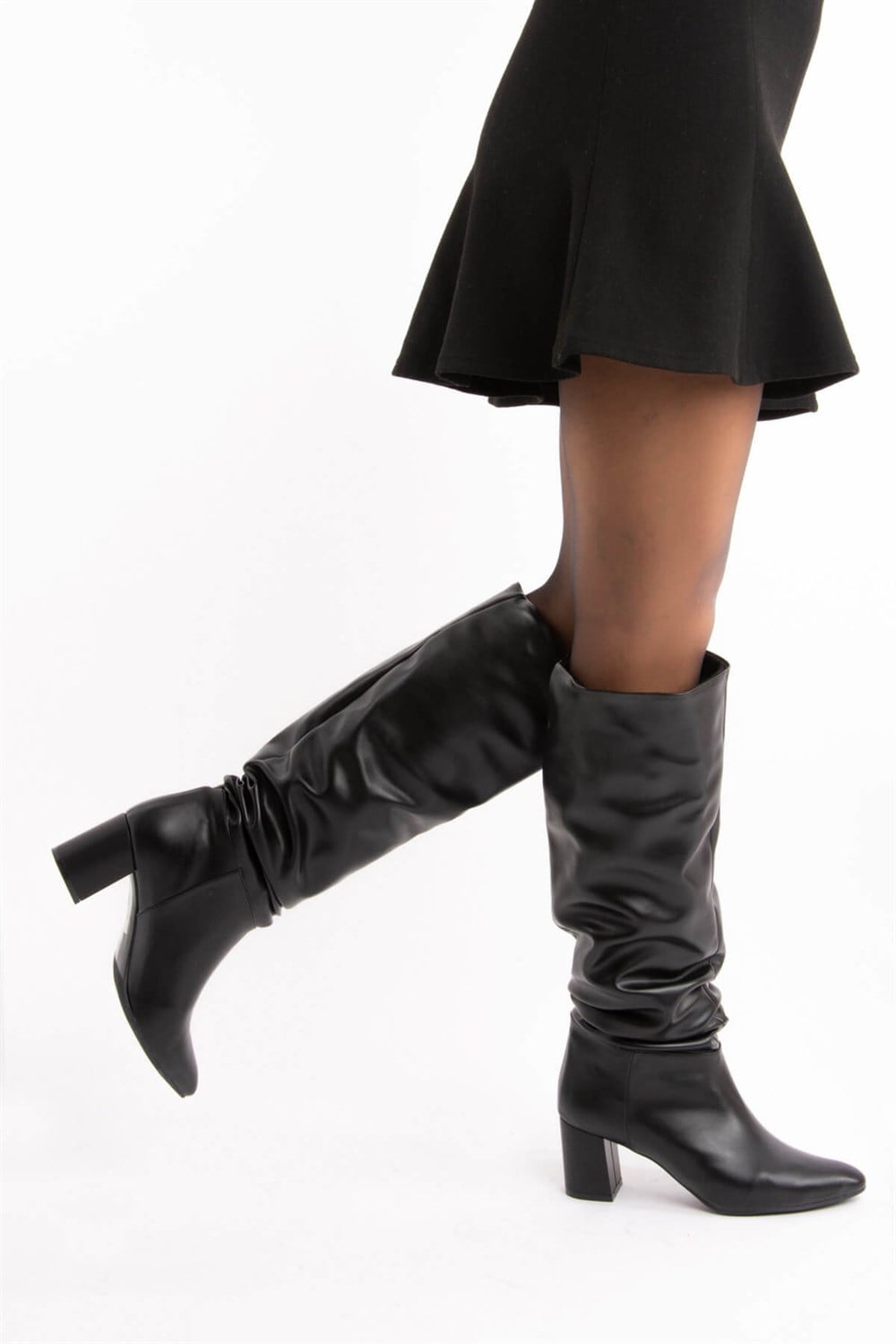 Fox Shoes Siyah Kadın Çizme E654045309
