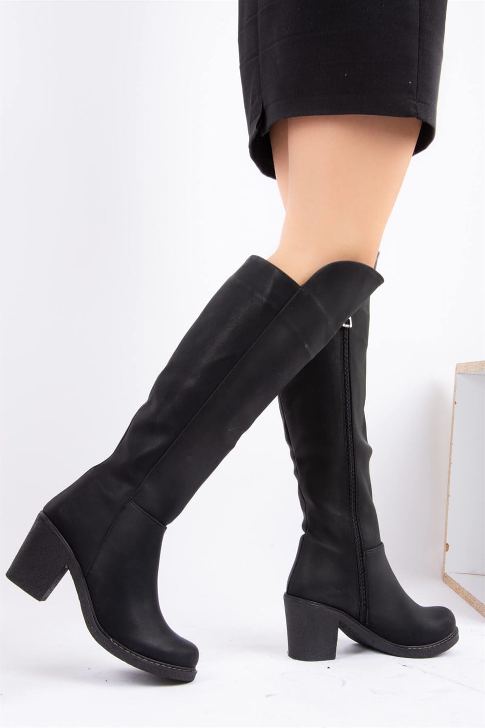 Fox Shoes Siyah Kadın Çizme E674250909