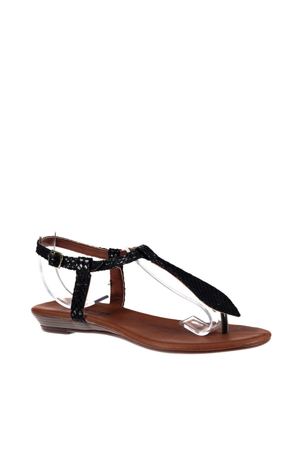 Fox Shoes Siyah Kadın Sandalet B548393507