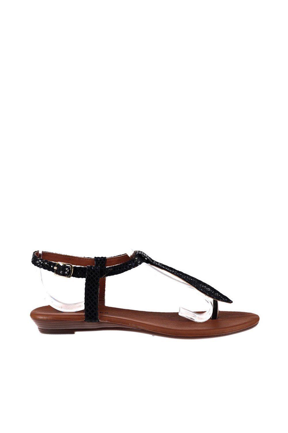 Fox Shoes Siyah Kadın Sandalet B548393507