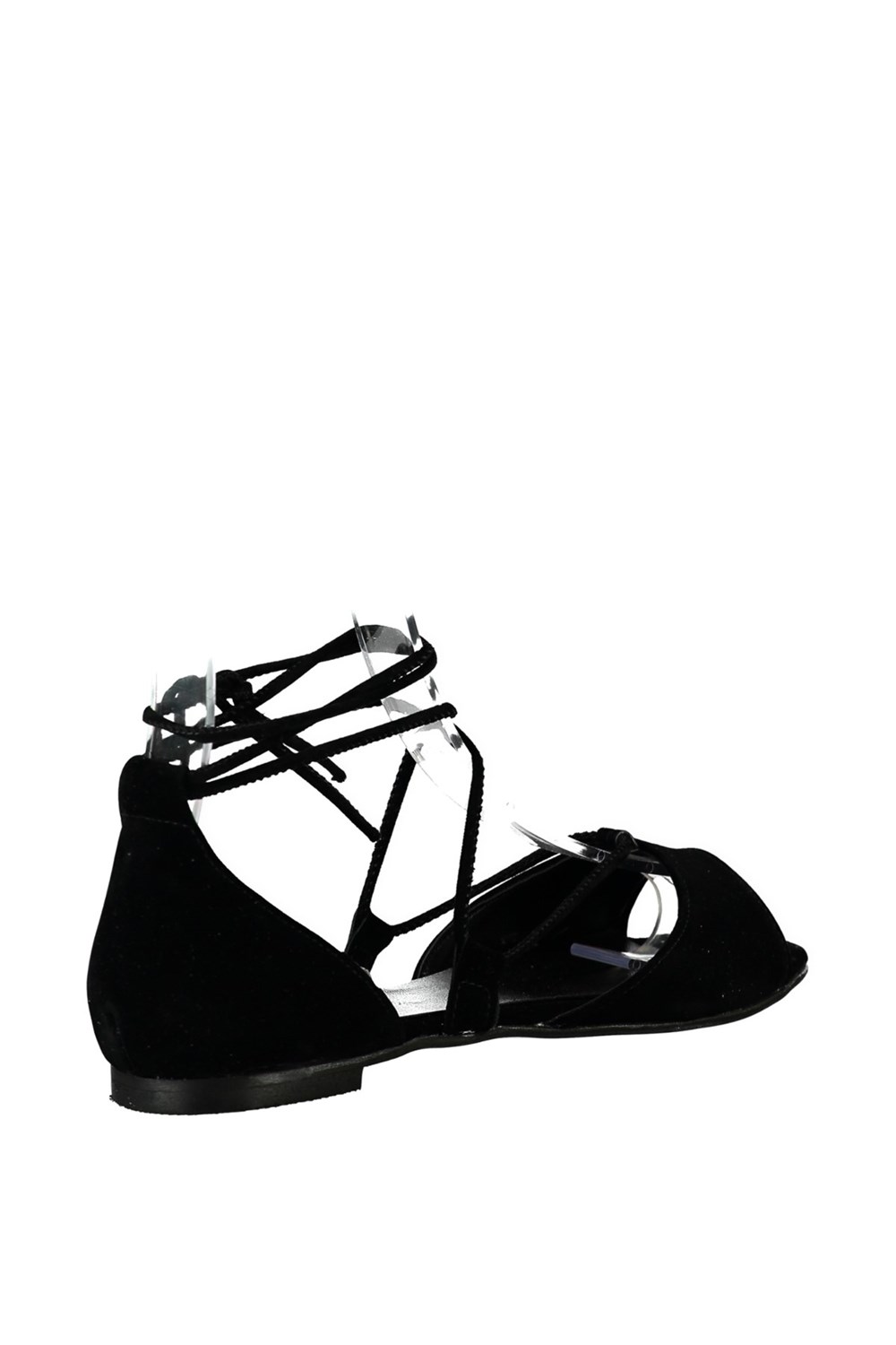 Fox Shoes Siyah Kadın Sandalet B726547302