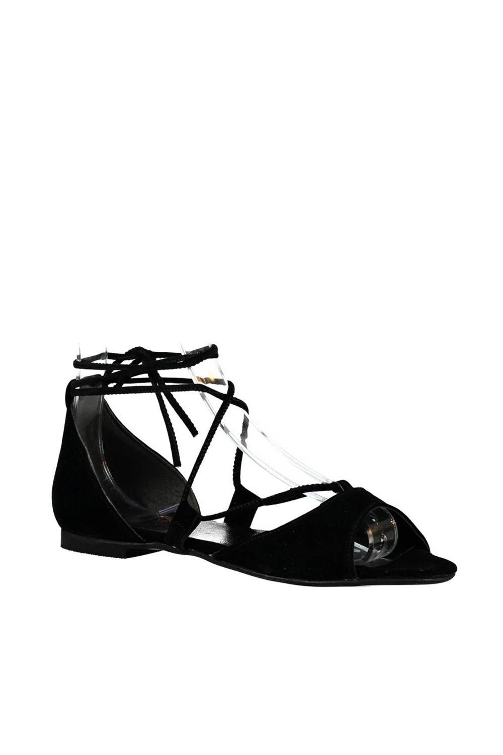 Fox Shoes Siyah Kadın Sandalet B726547302
