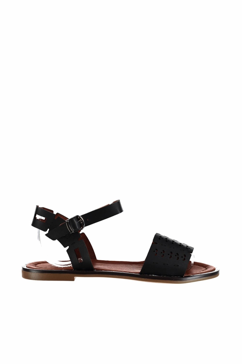 Fox Shoes Siyah Kadın Sandalet D641671009