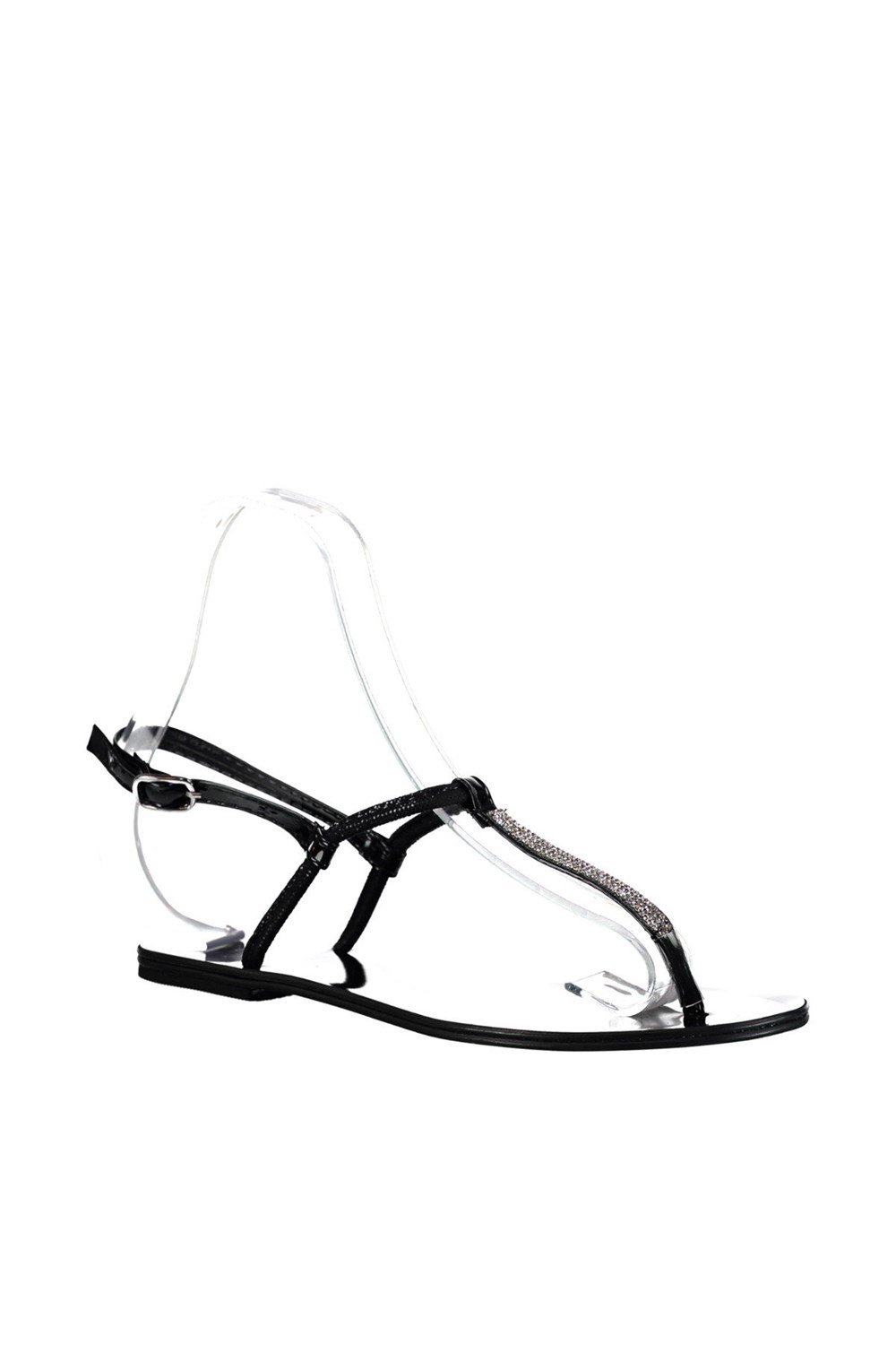 Fox Shoes Siyah Kadın Sandalet D942511014