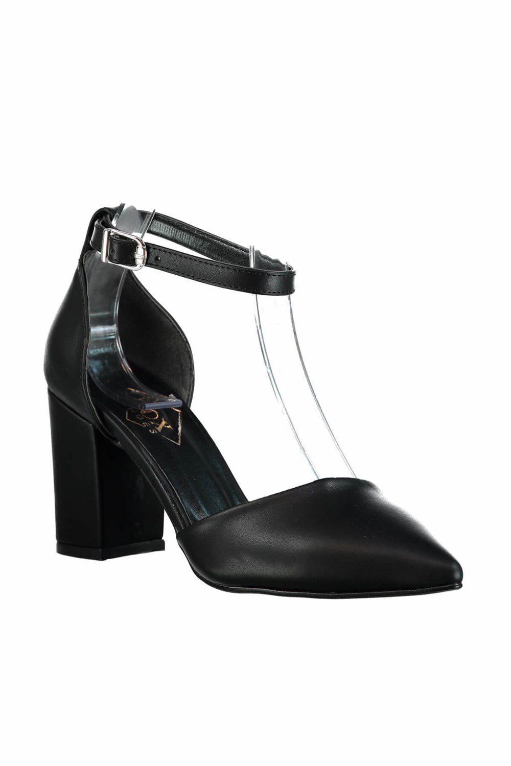 Fox Shoes Siyah Kadın Topuklu Ayakkabı D340112309