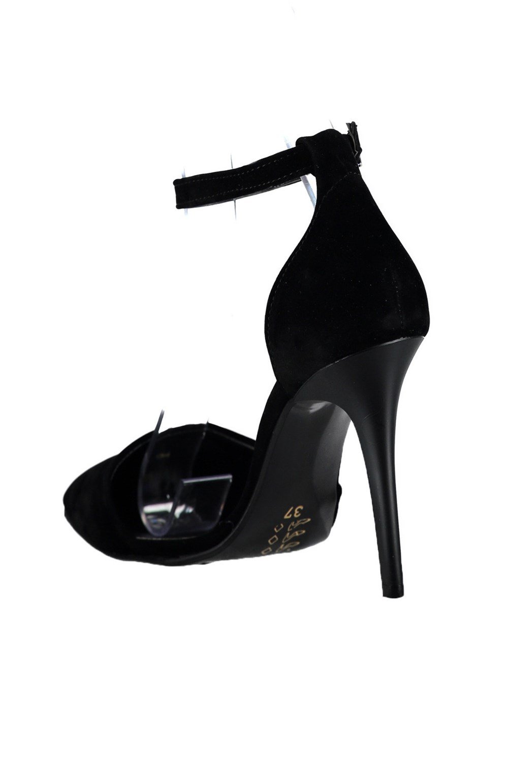 Fox Shoes Siyah Kadın Topuklu Ayakkabı D340086502