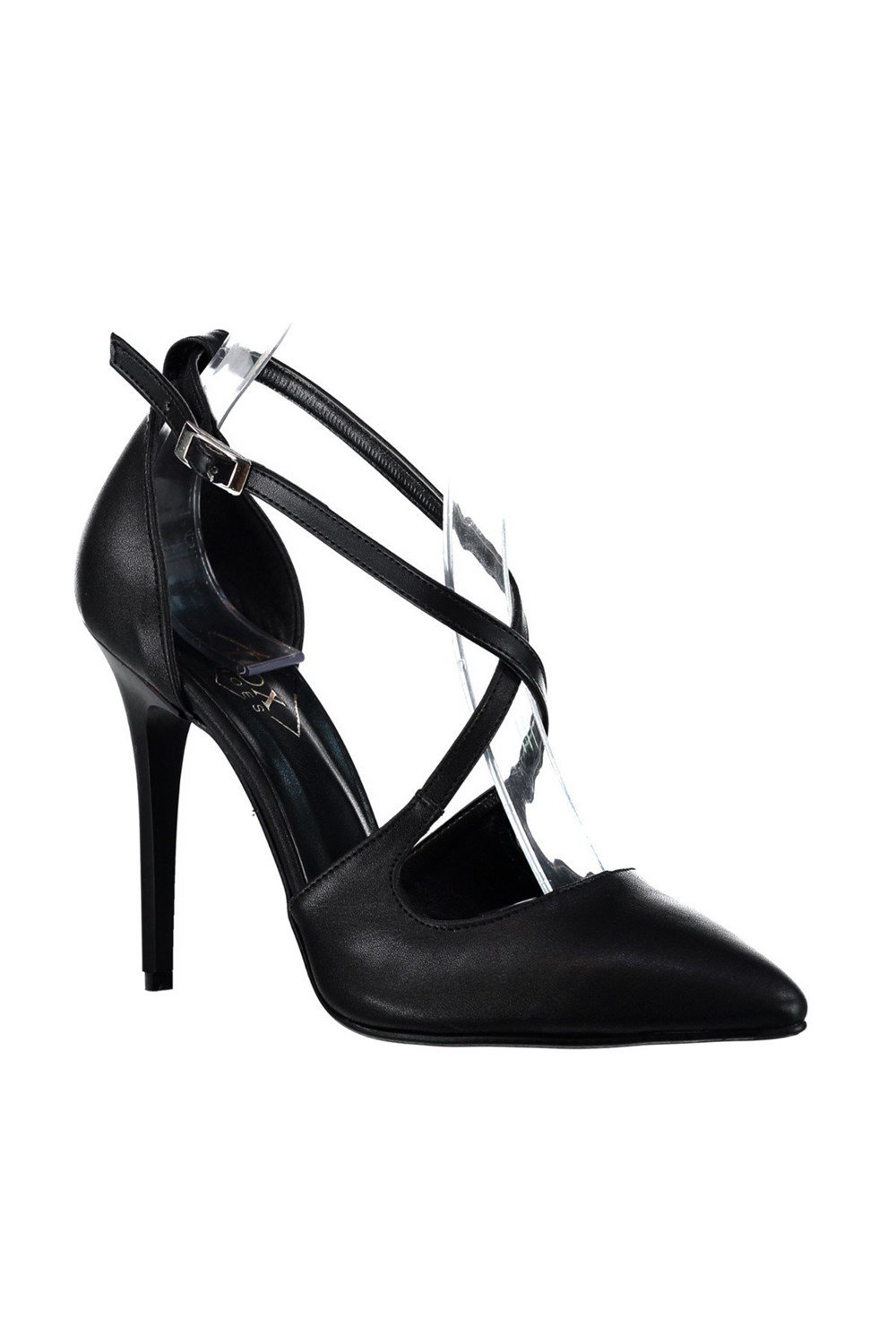 Fox Shoes Siyah Kadın Topuklu Ayakkabı D340086409