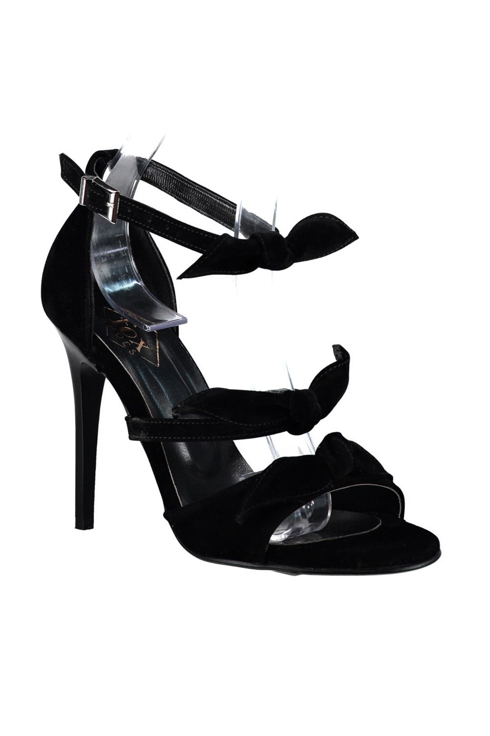 Fox Shoes Siyah Kadın Topuklu Ayakkabı D340033202