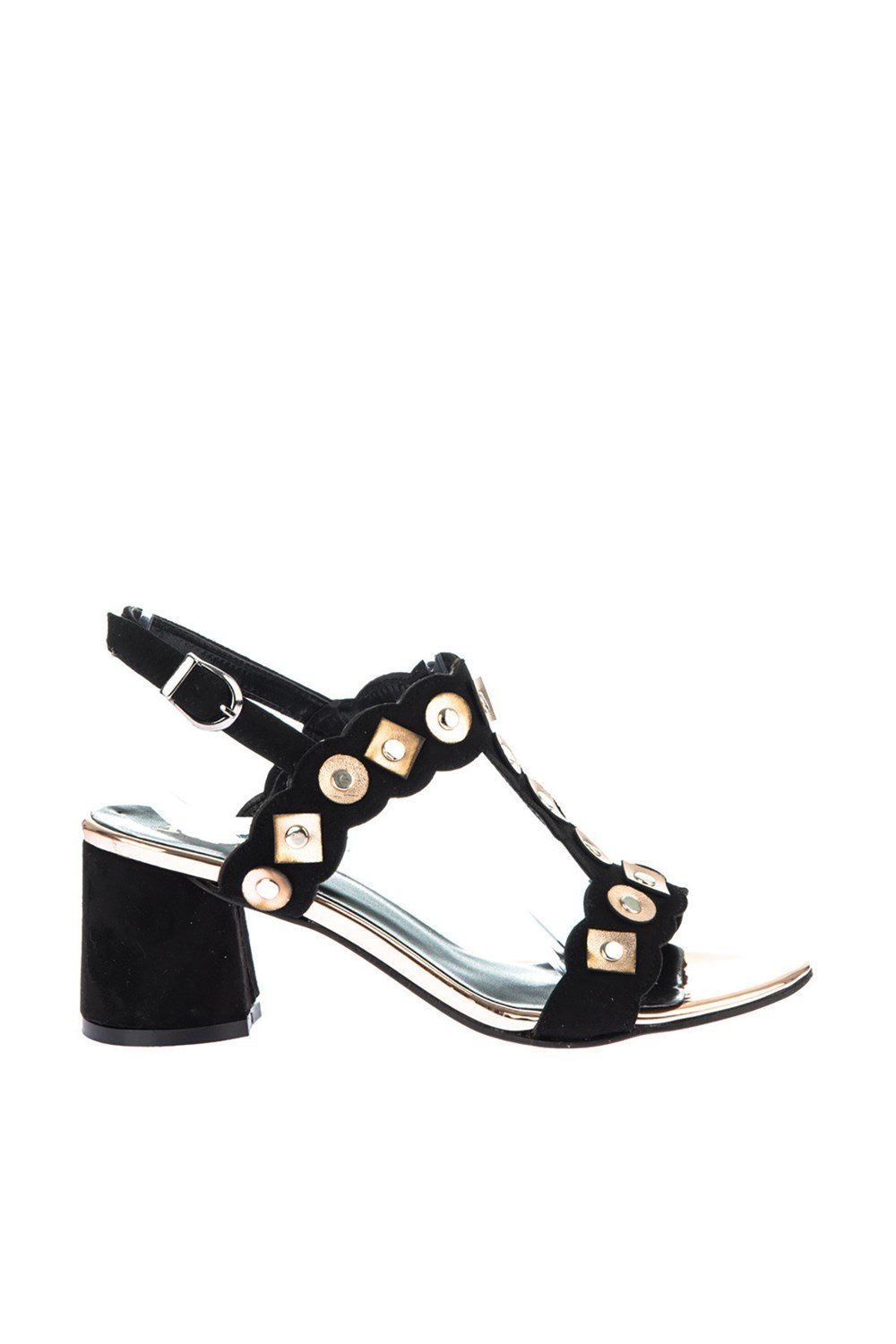 Fox Shoes Siyah Kadın Topuklu Ayakkabı D404132102
