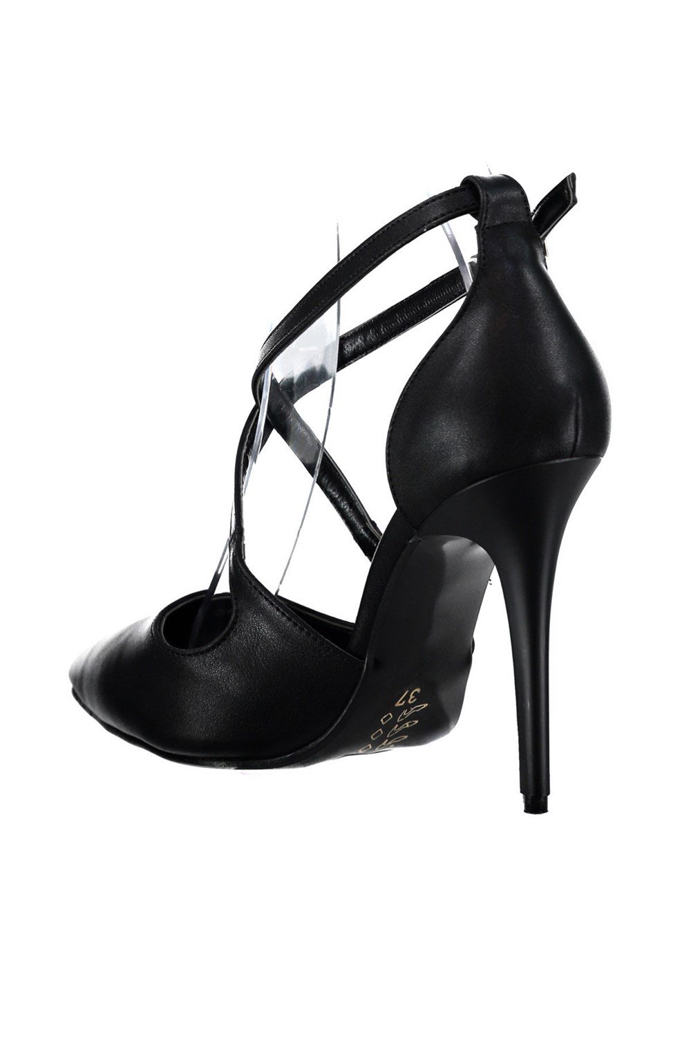 Fox Shoes Siyah Kadın Topuklu Ayakkabı D340086409