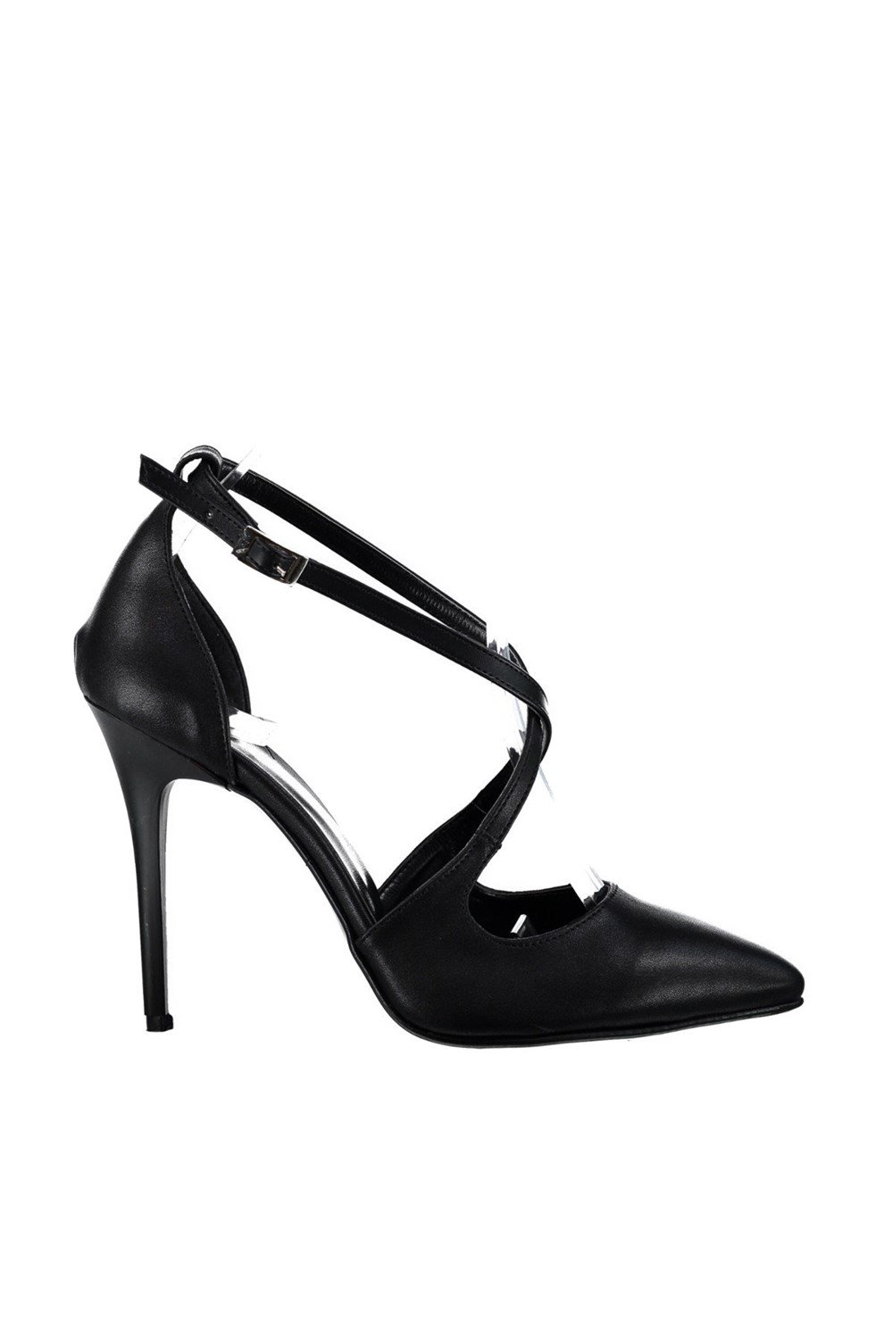 Fox Shoes Siyah Kadın Topuklu Ayakkabı D340086409