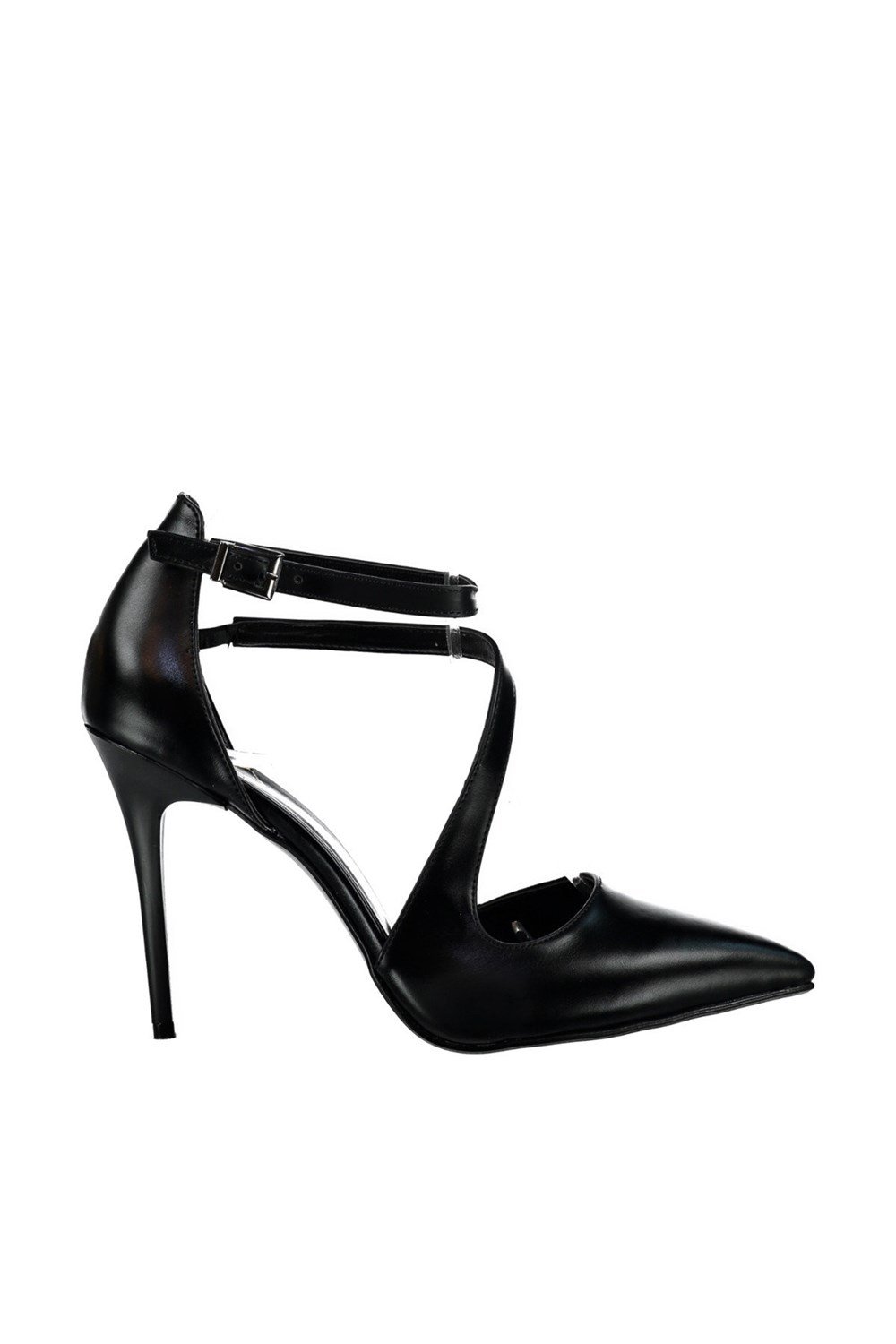 Fox Shoes Siyah Kadın Topuklu Ayakkabı D340089709