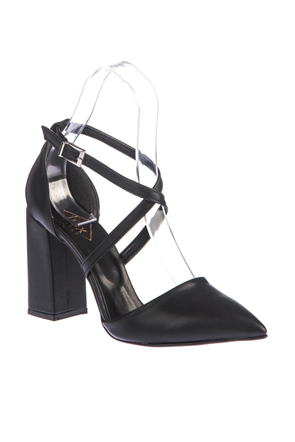 Fox Shoes Siyah Kadın Topuklu Ayakkabı D340086309