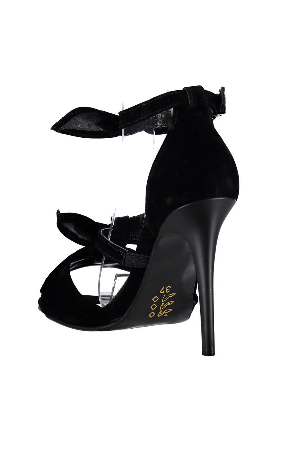 Fox Shoes Siyah Kadın Topuklu Ayakkabı D340033202