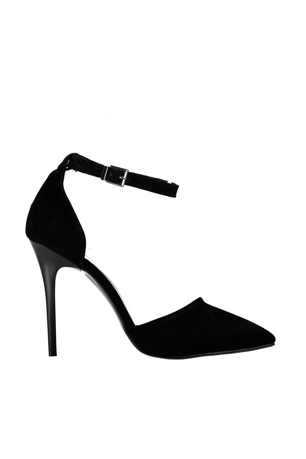 Fox Shoes Siyah Kadın Topuklu Ayakkabı D340086502