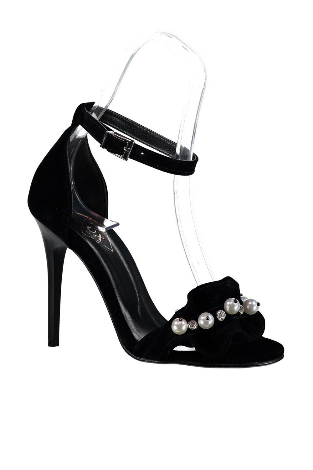 Fox Shoes Siyah Kadın Topuklu Ayakkabı D340033002
