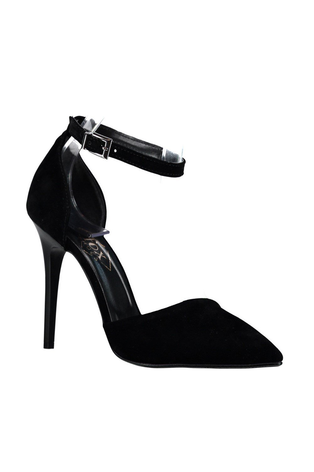 Fox Shoes Siyah Kadın Topuklu Ayakkabı D340086502