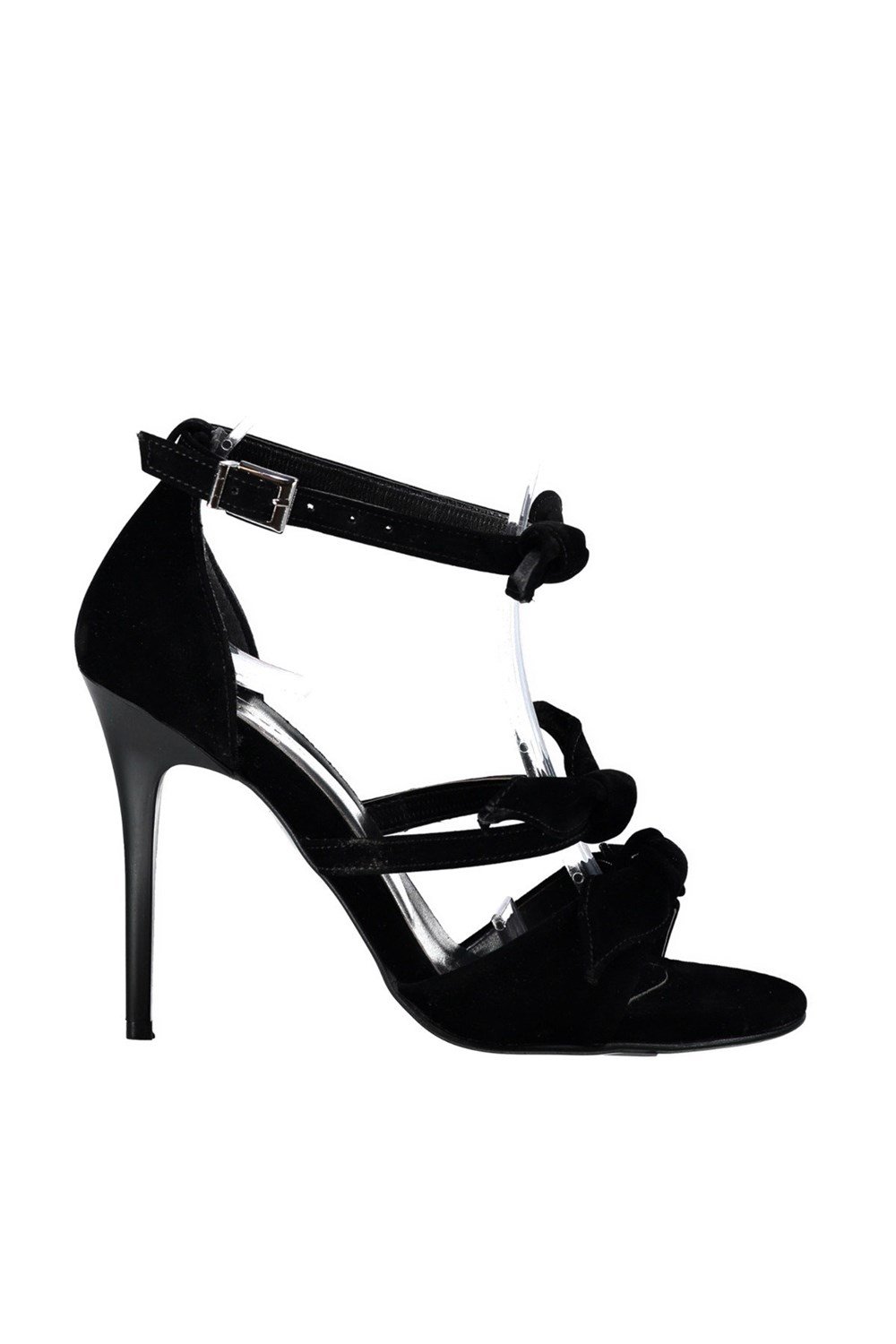 Fox Shoes Siyah Kadın Topuklu Ayakkabı D340033202
