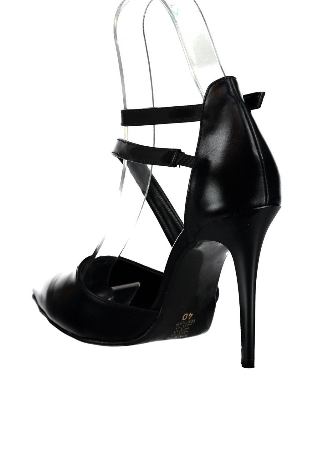 Fox Shoes Siyah Kadın Topuklu Ayakkabı D340089709
