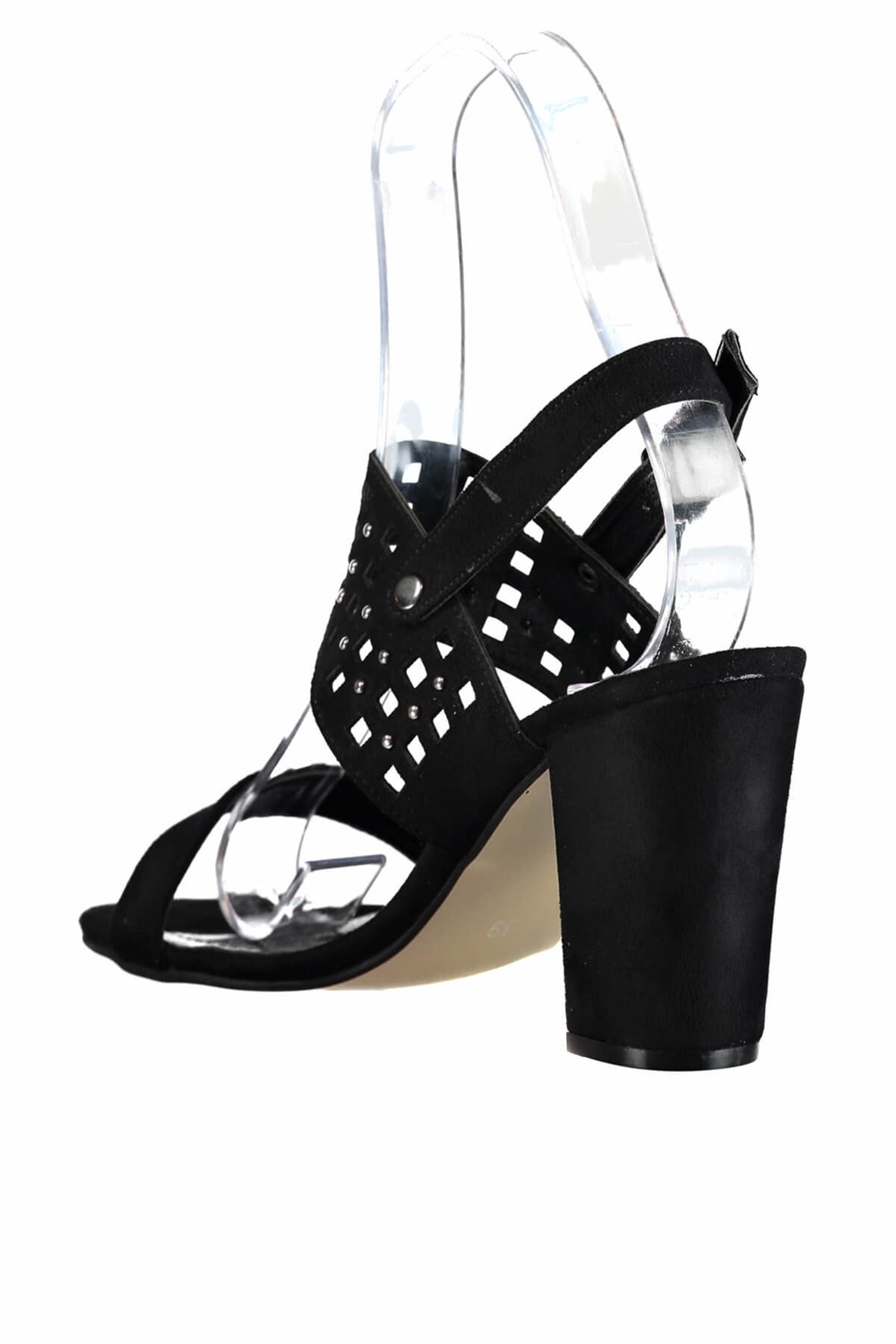 Fox Shoes Siyah Kadın Topuklu Ayakkabı D572283102