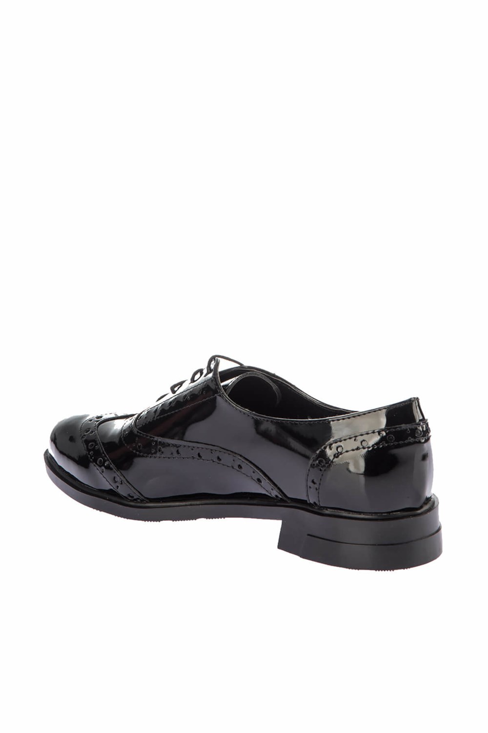 Fox Shoes Siyah Rugan Kadın Ayakkabı E288030008