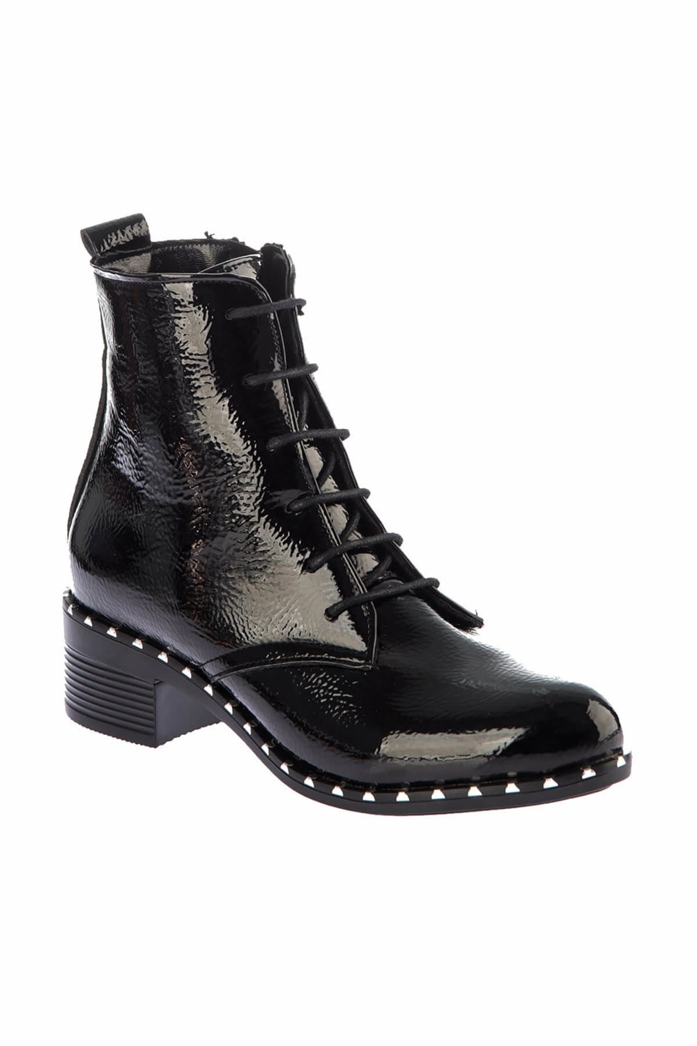 Fox Shoes Siyah Rugan Kadın Bot E641054108