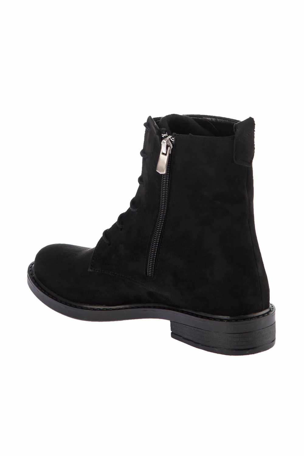 Fox Shoes Siyah Süet Kadın Bot E425011602