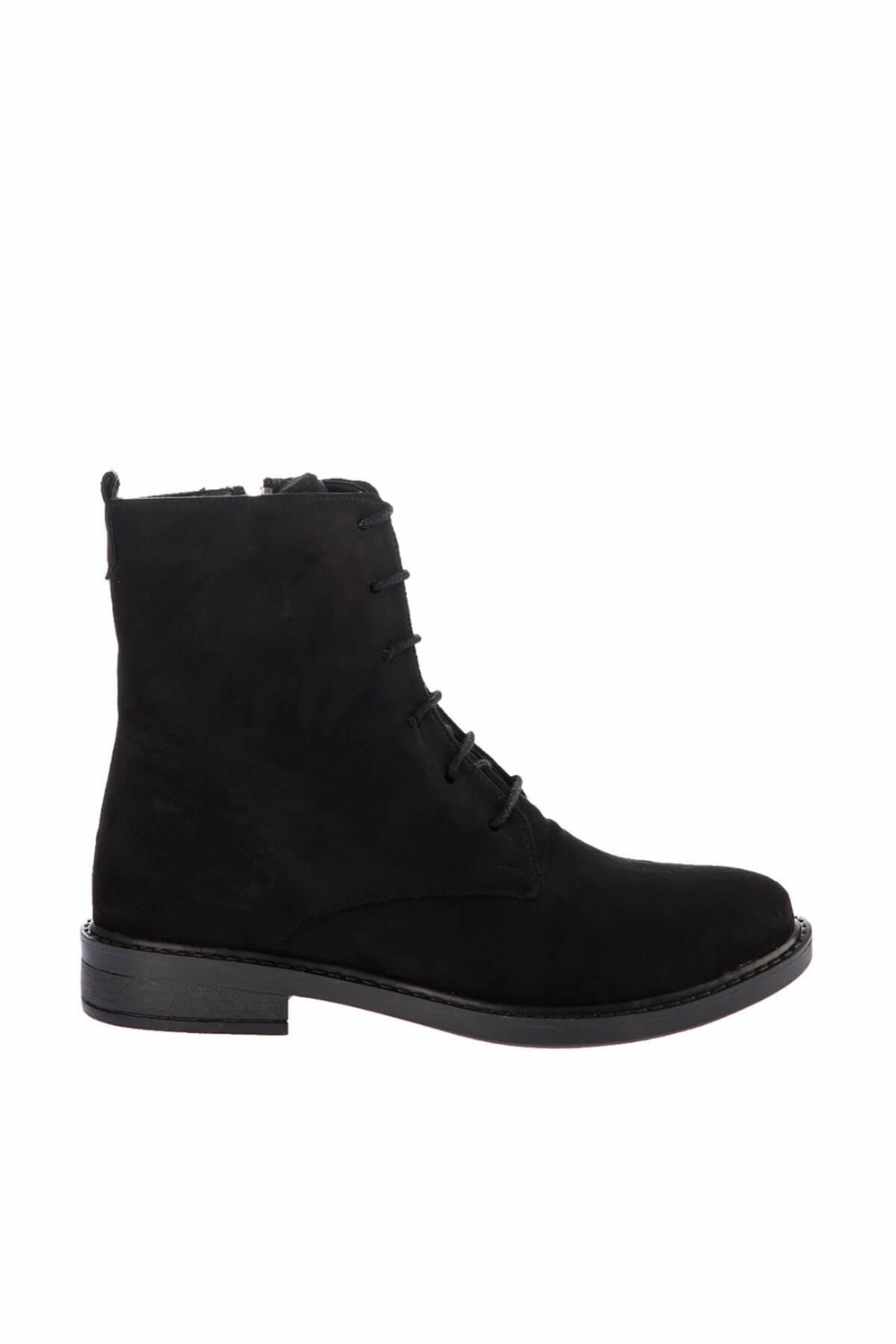 Fox Shoes Siyah Süet Kadın Bot E425011602
