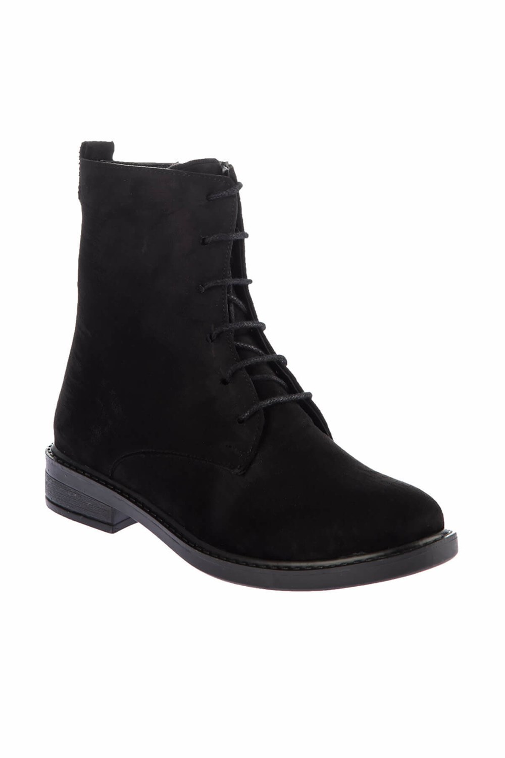 Fox Shoes Siyah Süet Kadın Bot E425011602