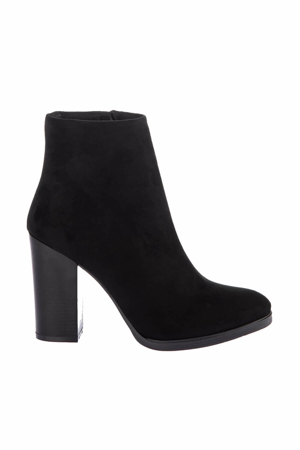Fox Shoes Siyah Süet Kadın Bot E610041002