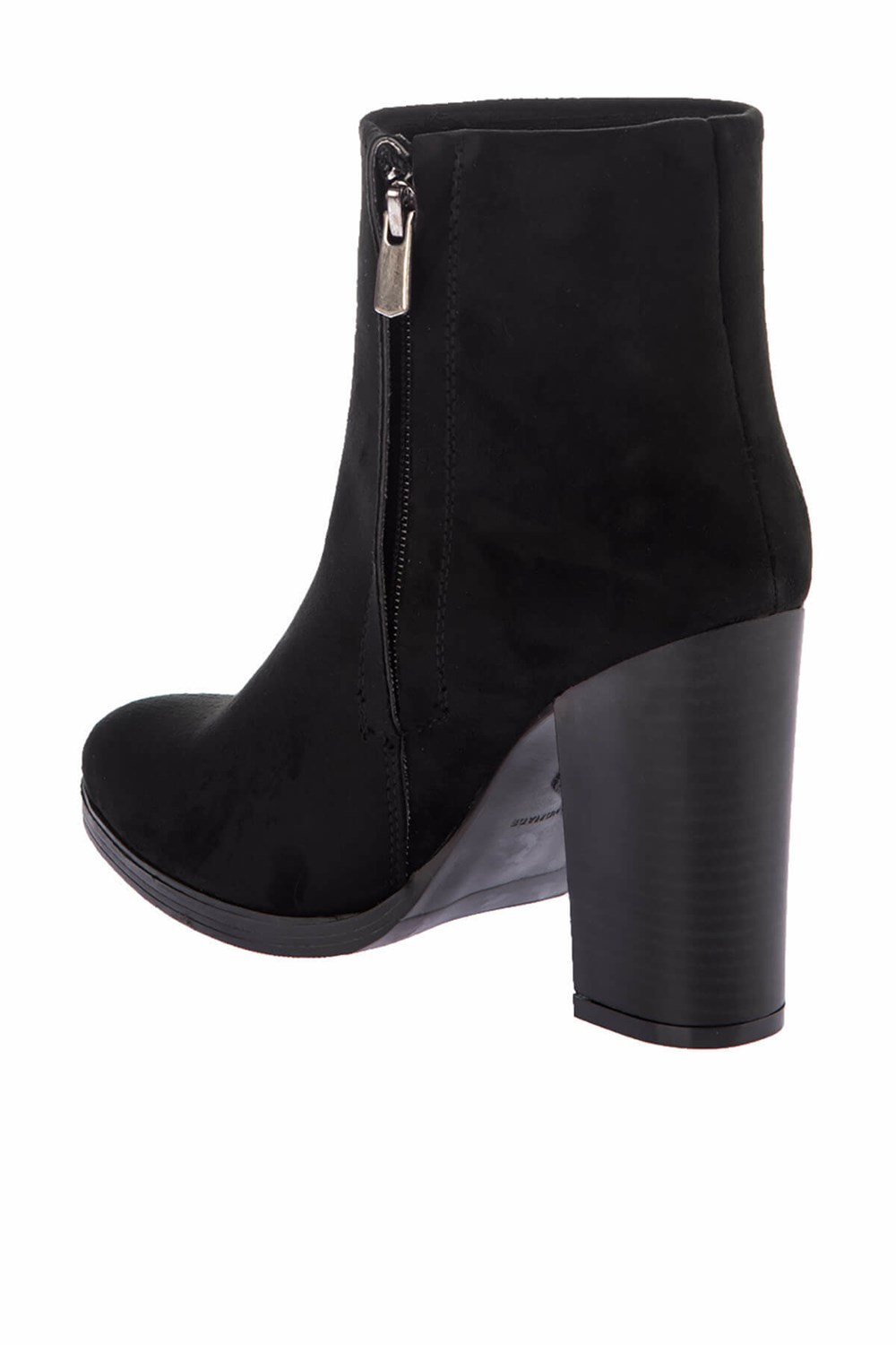 Fox Shoes Siyah Süet Kadın Bot E610041002